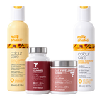 Hair Gummies + Daily Wellness Elixir + Colour Care sampon + kondicionáló