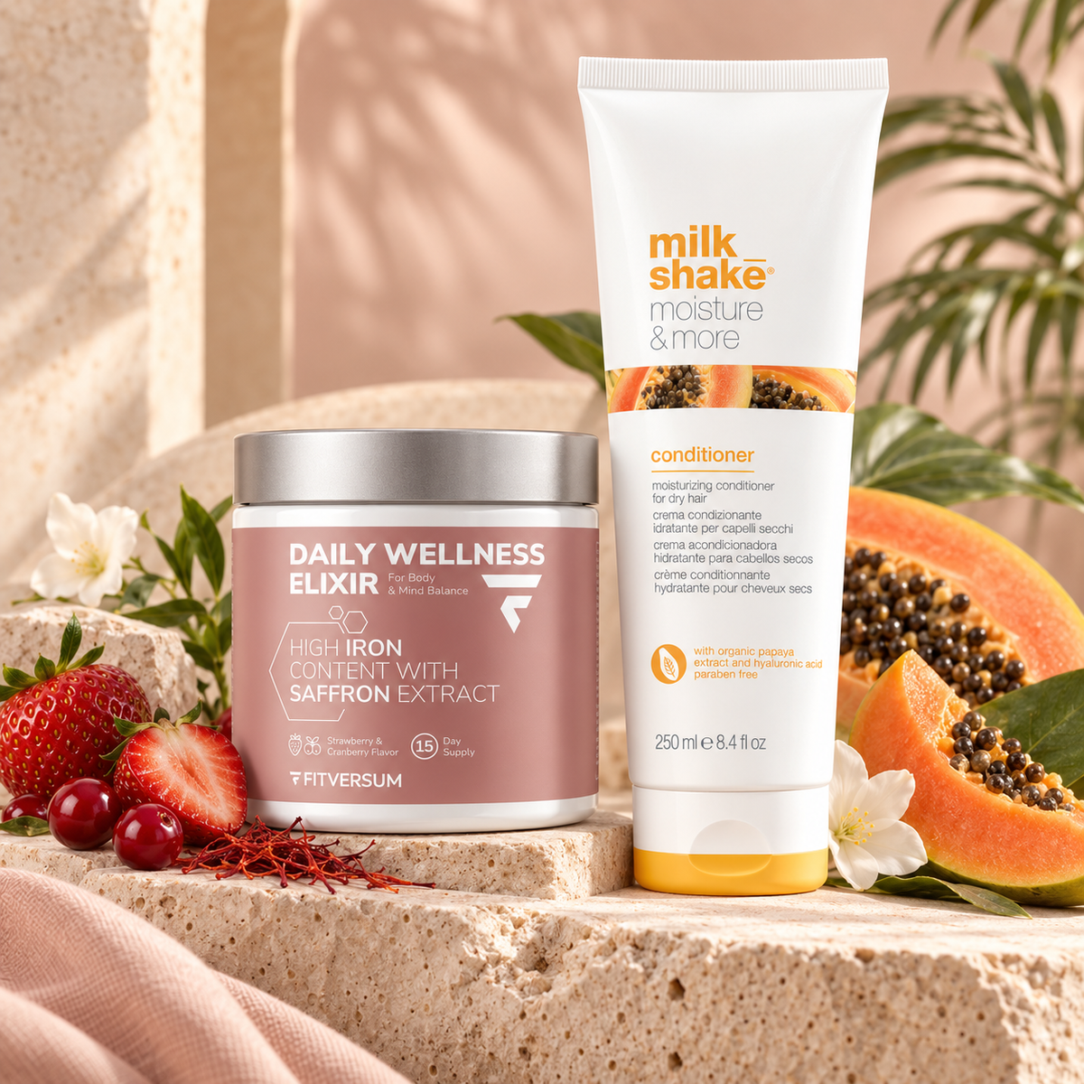 Daily Wellness Elixir + Moisture & More kondicionáló