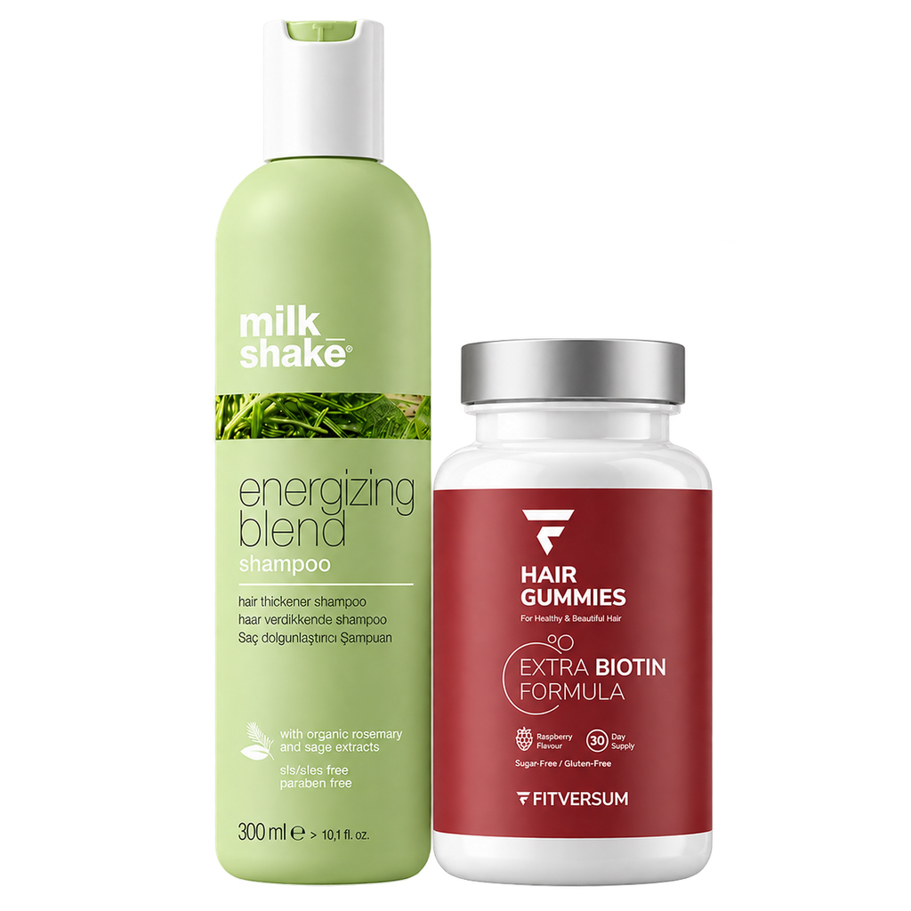 Hair Gummies + Energizing Blend sampon