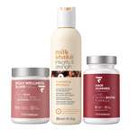 Hair Gummies + Daily Wellness Elixir + Integrity Nourishing sampon