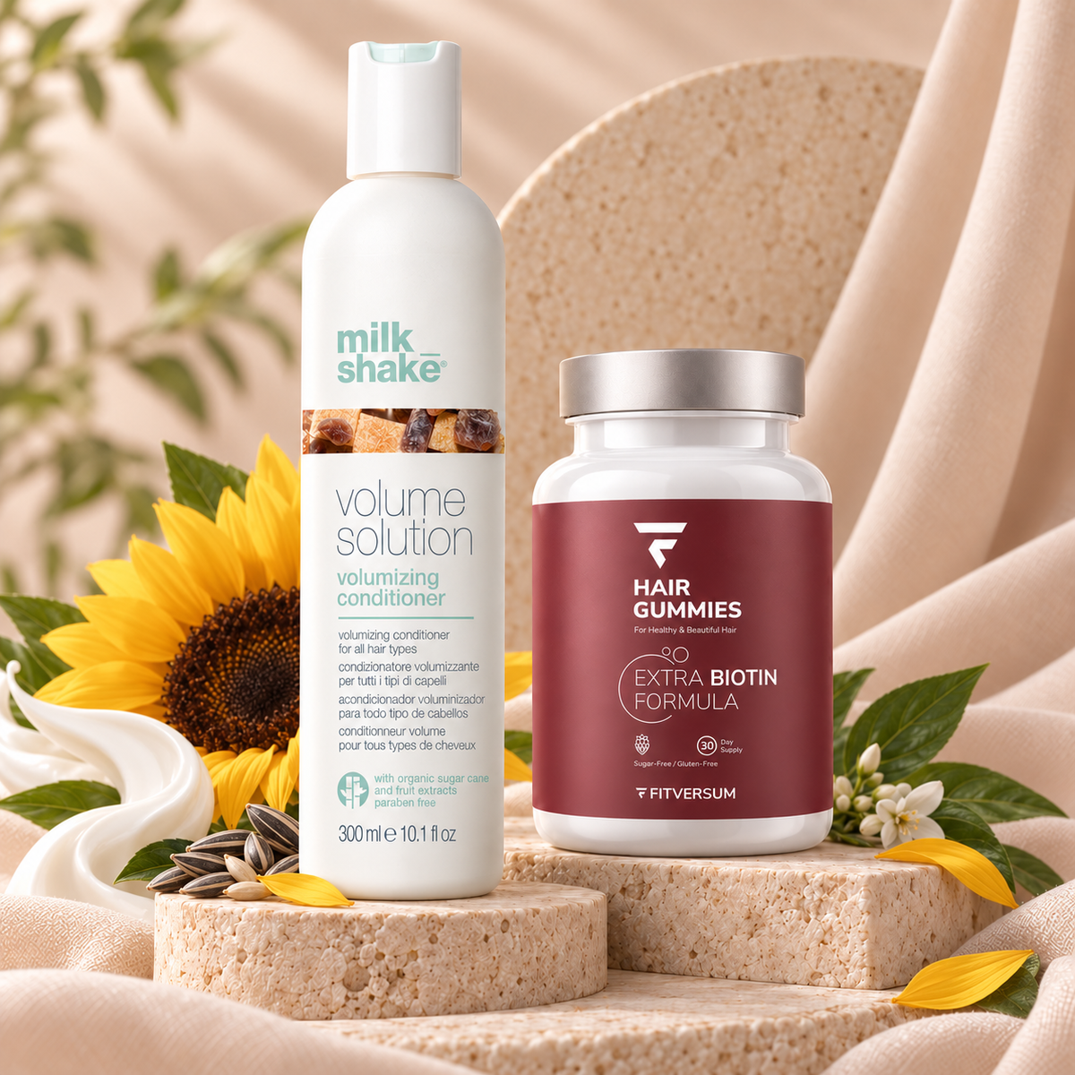 Hair Gummies + Volume Solution kondicionáló