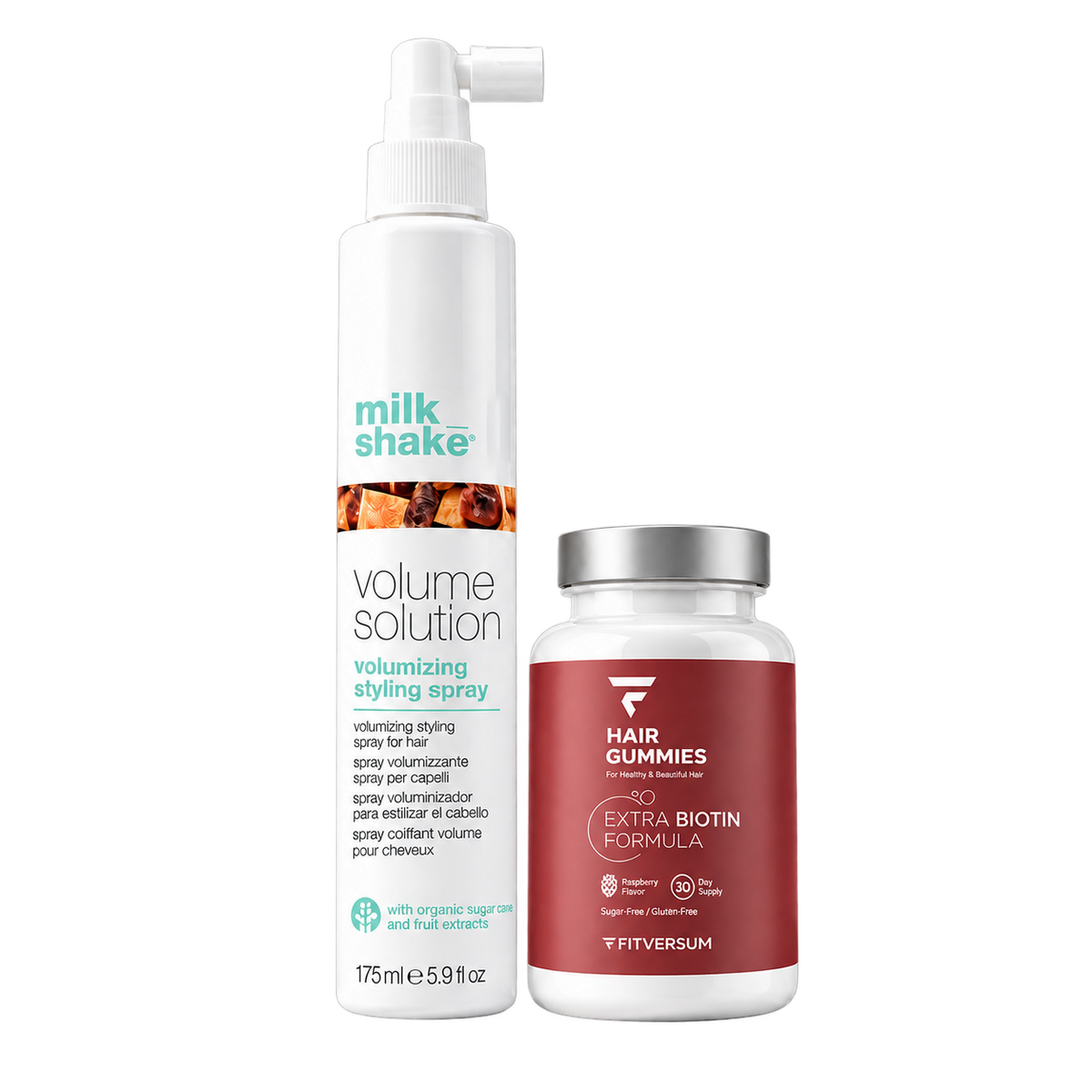 Hair Gummies + Volume Solution Styling Spray